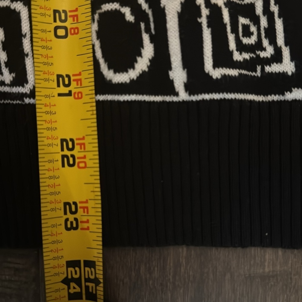 Vintage Bleyle Black White Button Up Sweater S 100% Cotton Retro Geometric - Picture 13 of 14